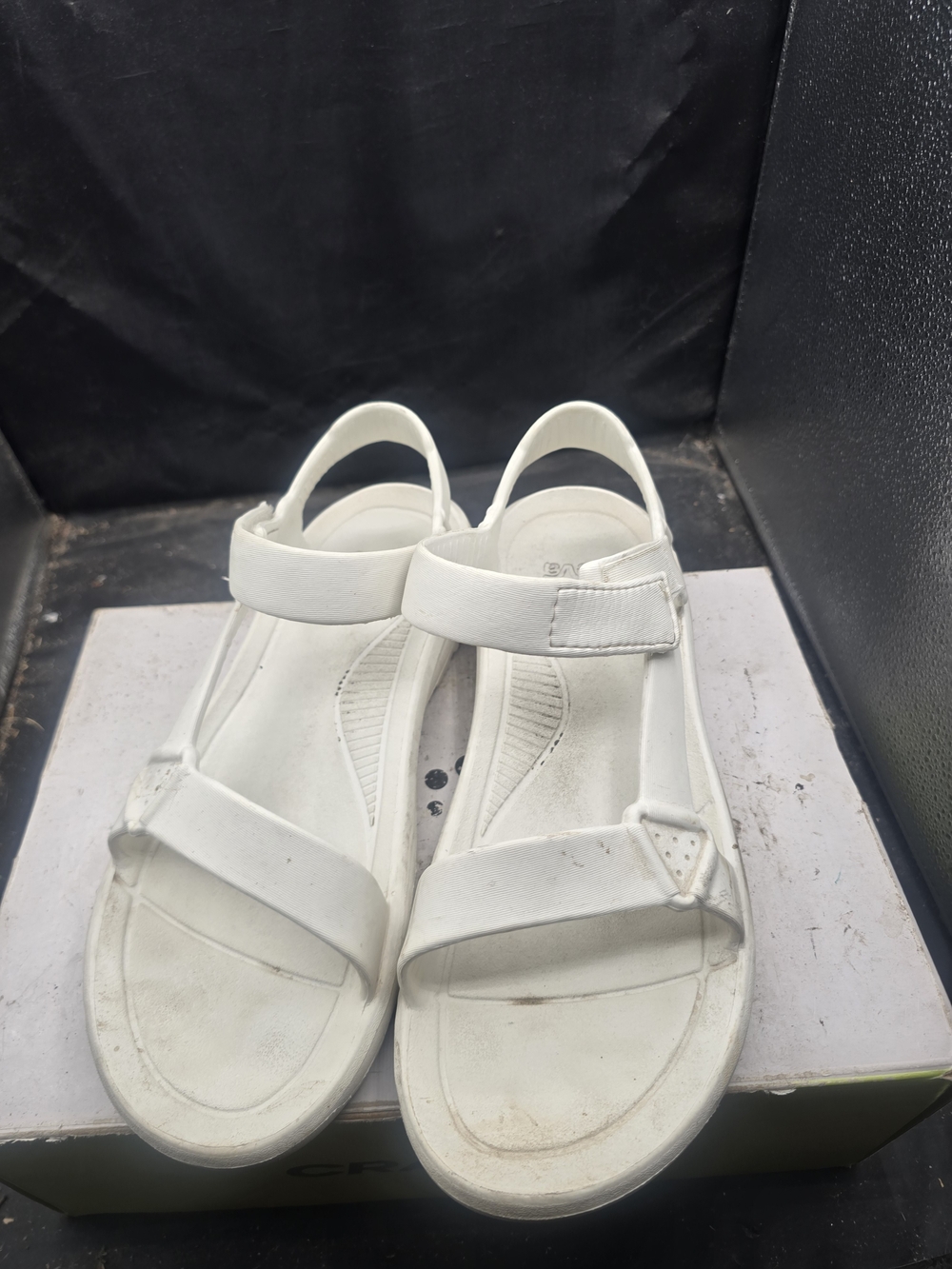 Teva White Men's Adjustable Strap Sandals